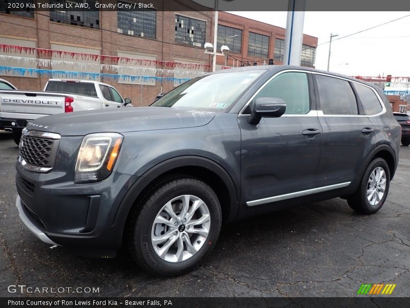 Gravity Grey / Black 2020 Kia Telluride LX AWD