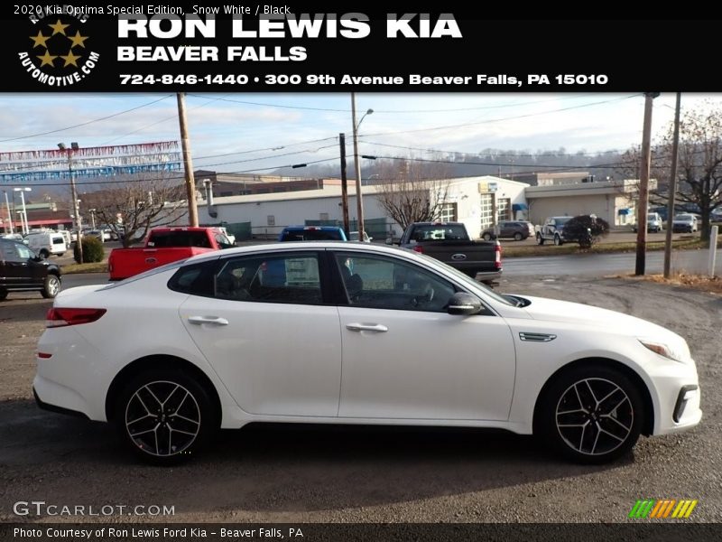 Snow White / Black 2020 Kia Optima Special Edition