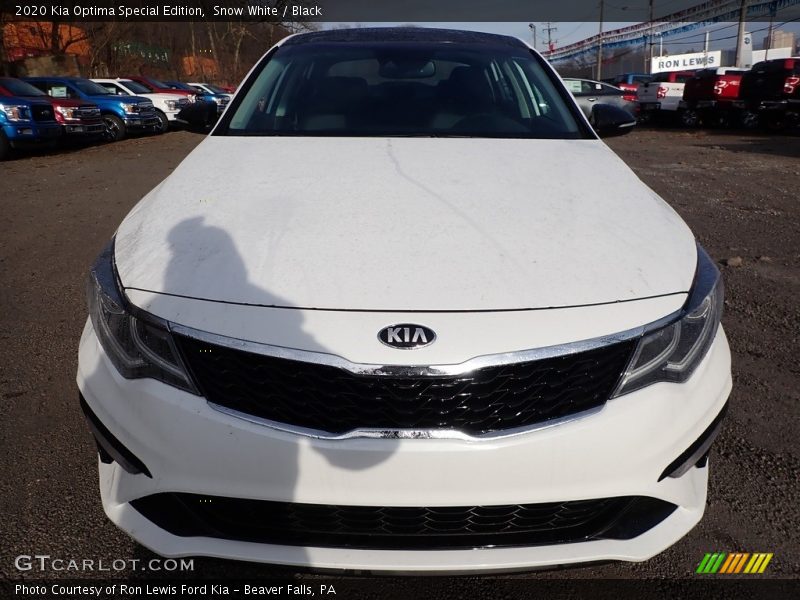 Snow White / Black 2020 Kia Optima Special Edition