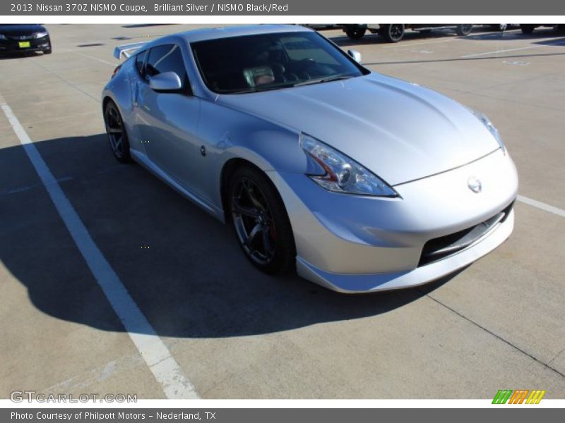 Brilliant Silver / NISMO Black/Red 2013 Nissan 370Z NISMO Coupe