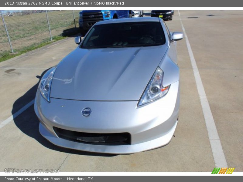 Brilliant Silver / NISMO Black/Red 2013 Nissan 370Z NISMO Coupe