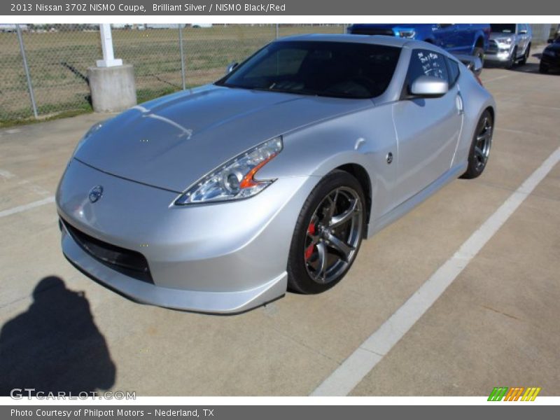 Brilliant Silver / NISMO Black/Red 2013 Nissan 370Z NISMO Coupe