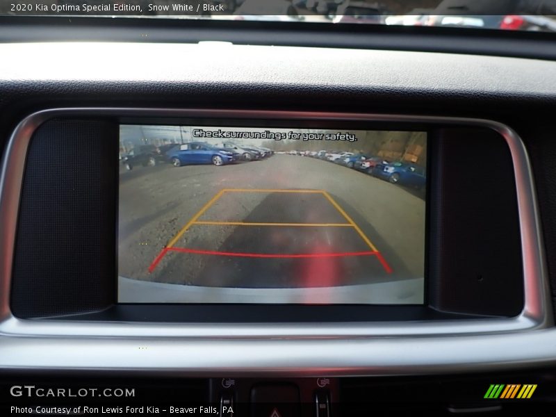 Snow White / Black 2020 Kia Optima Special Edition