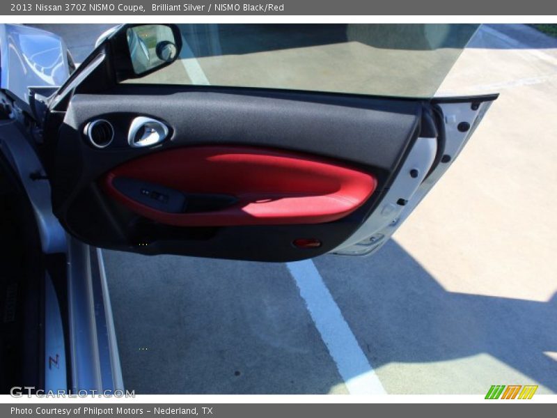Brilliant Silver / NISMO Black/Red 2013 Nissan 370Z NISMO Coupe