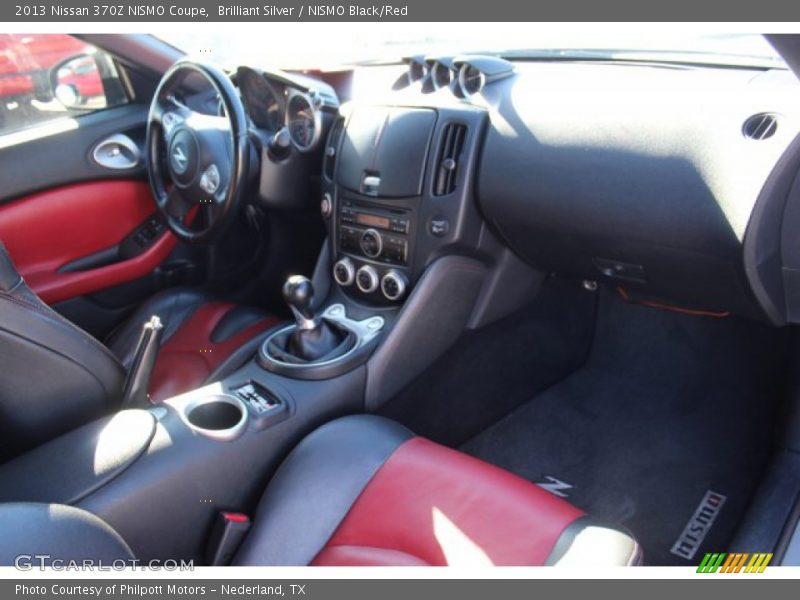 Brilliant Silver / NISMO Black/Red 2013 Nissan 370Z NISMO Coupe