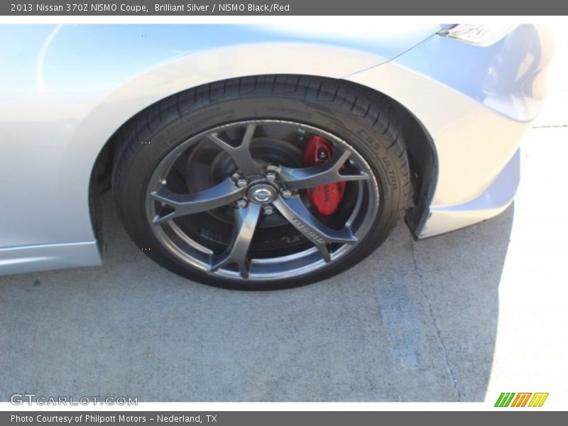Brilliant Silver / NISMO Black/Red 2013 Nissan 370Z NISMO Coupe