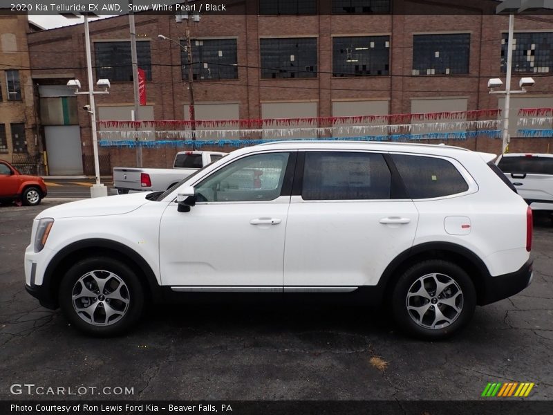 Snow White Pearl / Black 2020 Kia Telluride EX AWD