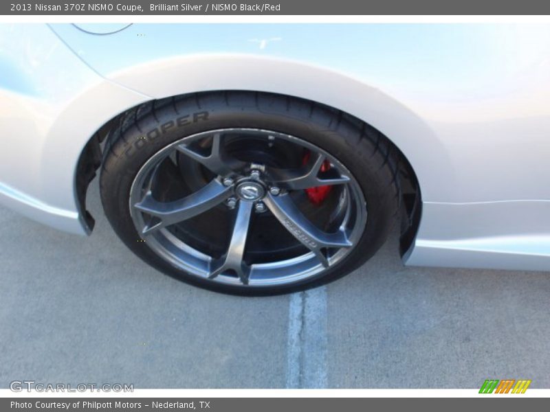 Brilliant Silver / NISMO Black/Red 2013 Nissan 370Z NISMO Coupe