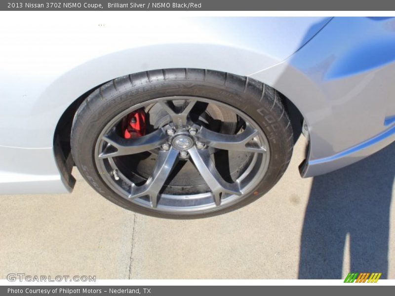 Brilliant Silver / NISMO Black/Red 2013 Nissan 370Z NISMO Coupe