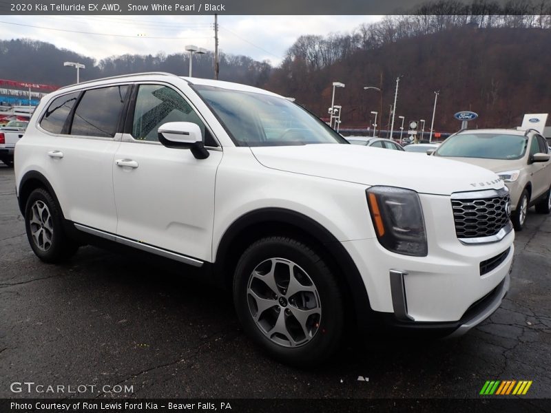 Snow White Pearl / Black 2020 Kia Telluride EX AWD