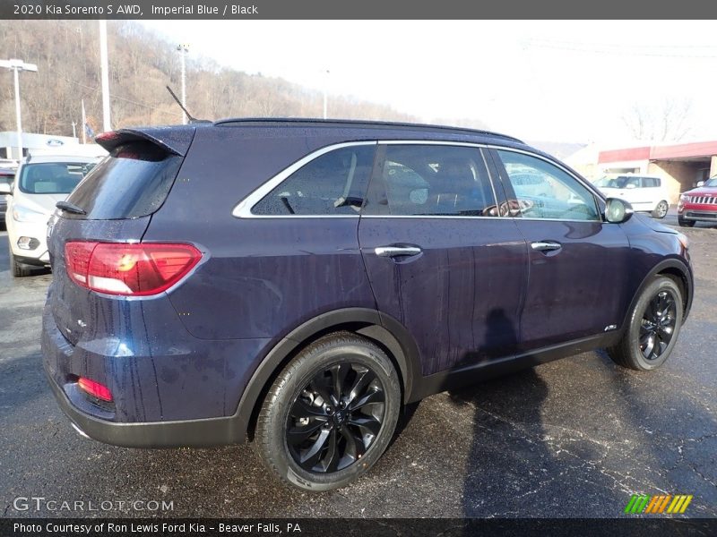 Imperial Blue / Black 2020 Kia Sorento S AWD