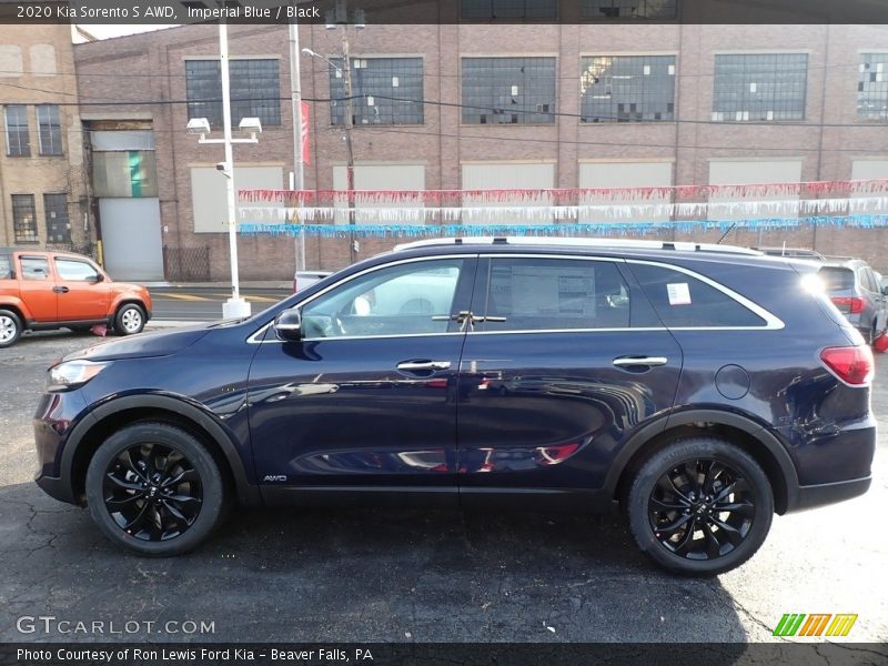 Imperial Blue / Black 2020 Kia Sorento S AWD