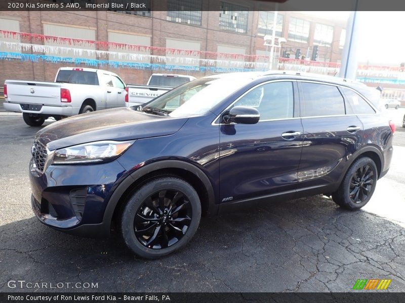 Imperial Blue / Black 2020 Kia Sorento S AWD