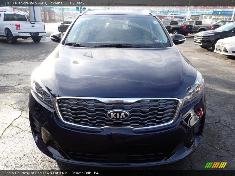 Imperial Blue / Black 2020 Kia Sorento S AWD