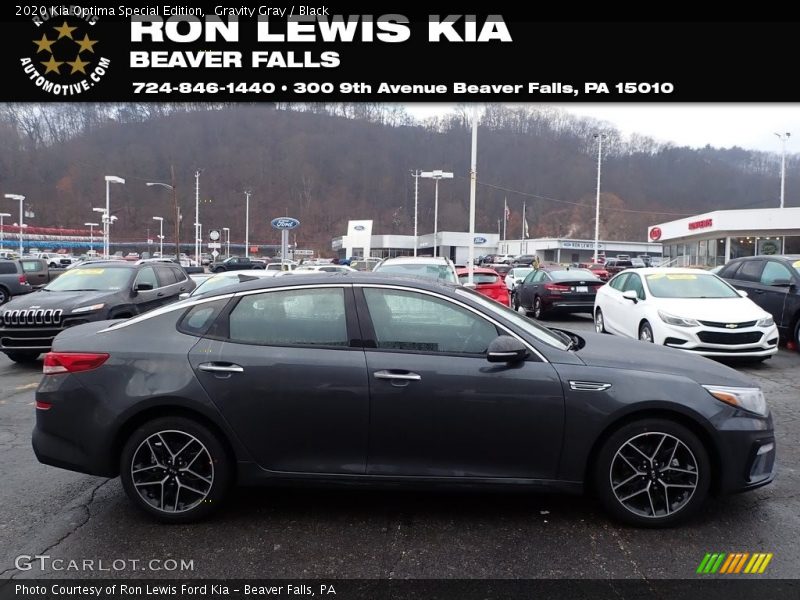 Gravity Gray / Black 2020 Kia Optima Special Edition