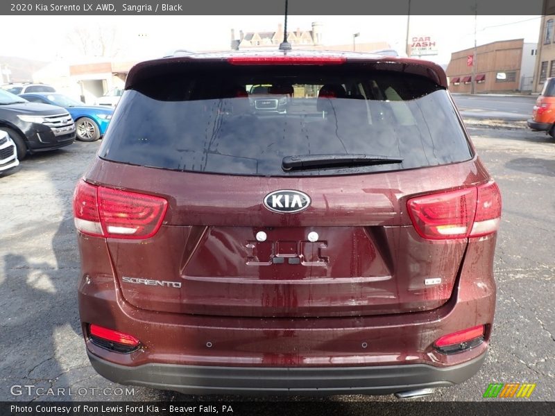 Sangria / Black 2020 Kia Sorento LX AWD