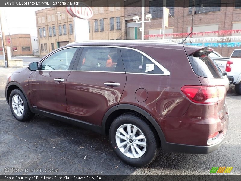 Sangria / Black 2020 Kia Sorento LX AWD