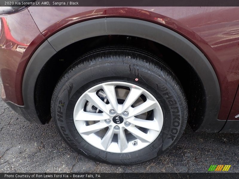 Sangria / Black 2020 Kia Sorento LX AWD