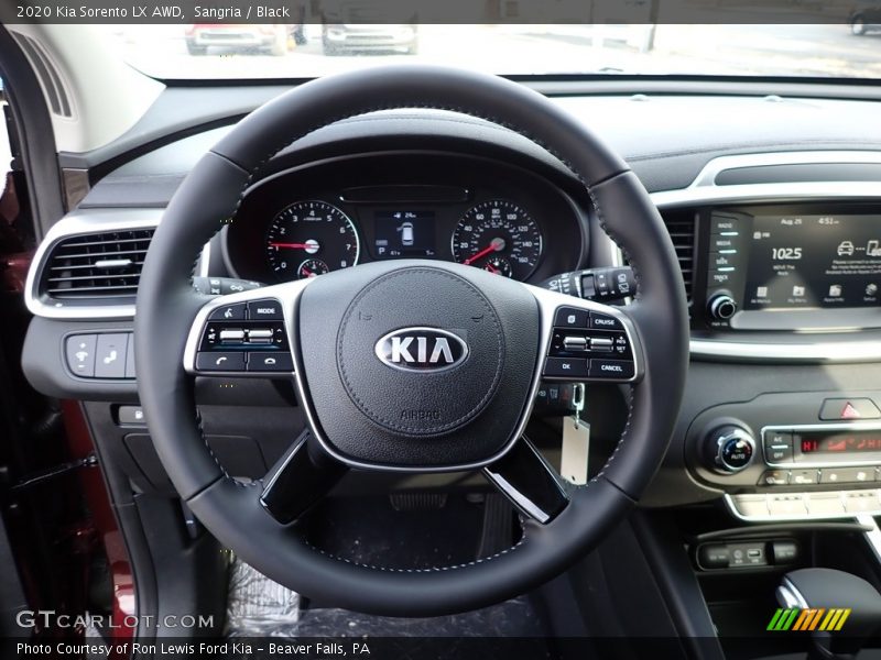 Sangria / Black 2020 Kia Sorento LX AWD