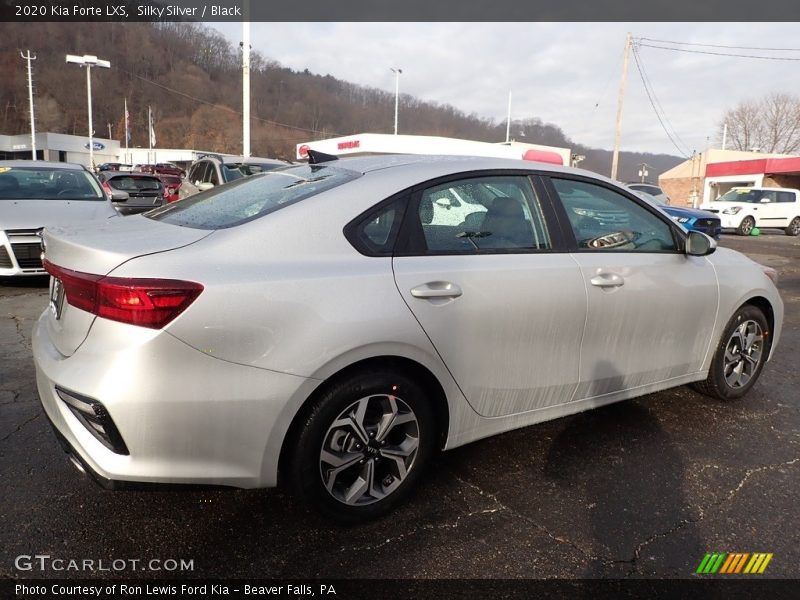 Silky Silver / Black 2020 Kia Forte LXS