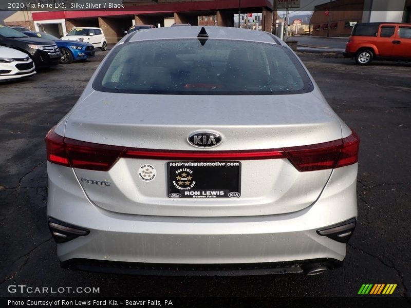 Silky Silver / Black 2020 Kia Forte LXS