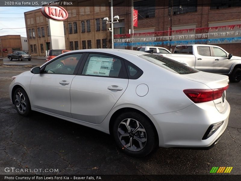 Silky Silver / Black 2020 Kia Forte LXS