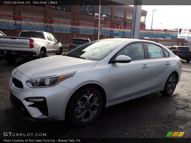 Silky Silver / Black 2020 Kia Forte LXS