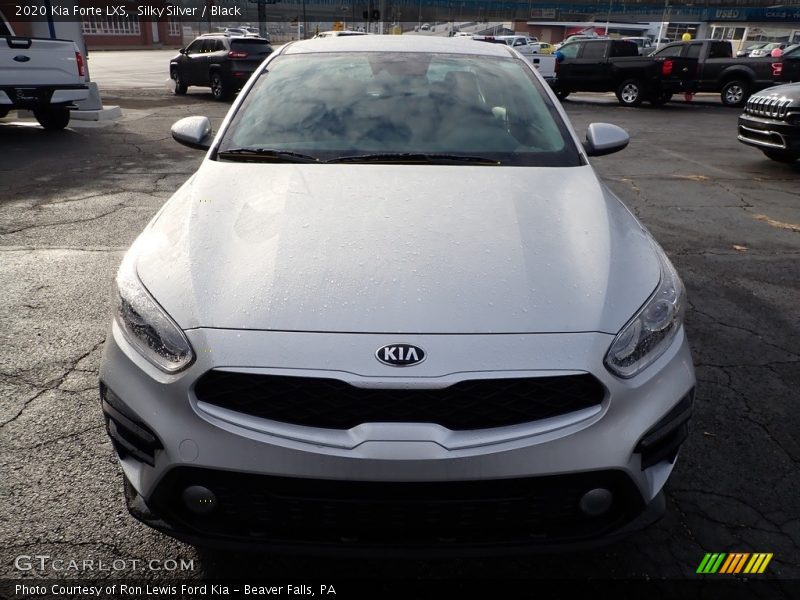 Silky Silver / Black 2020 Kia Forte LXS