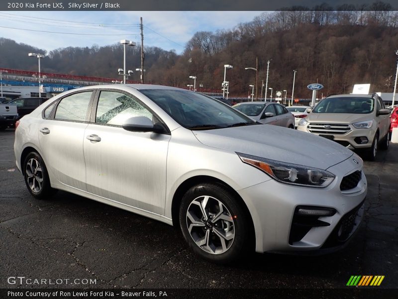 Silky Silver / Black 2020 Kia Forte LXS