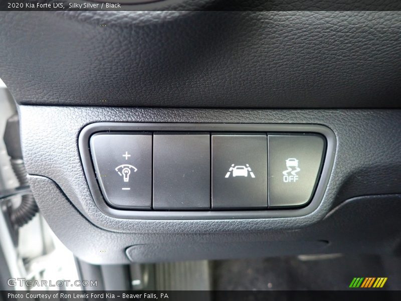 Silky Silver / Black 2020 Kia Forte LXS
