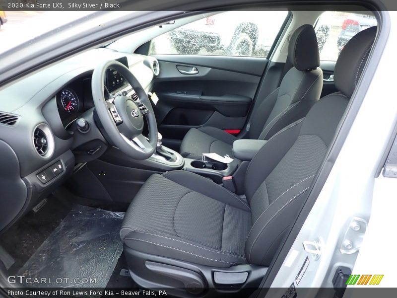 Silky Silver / Black 2020 Kia Forte LXS