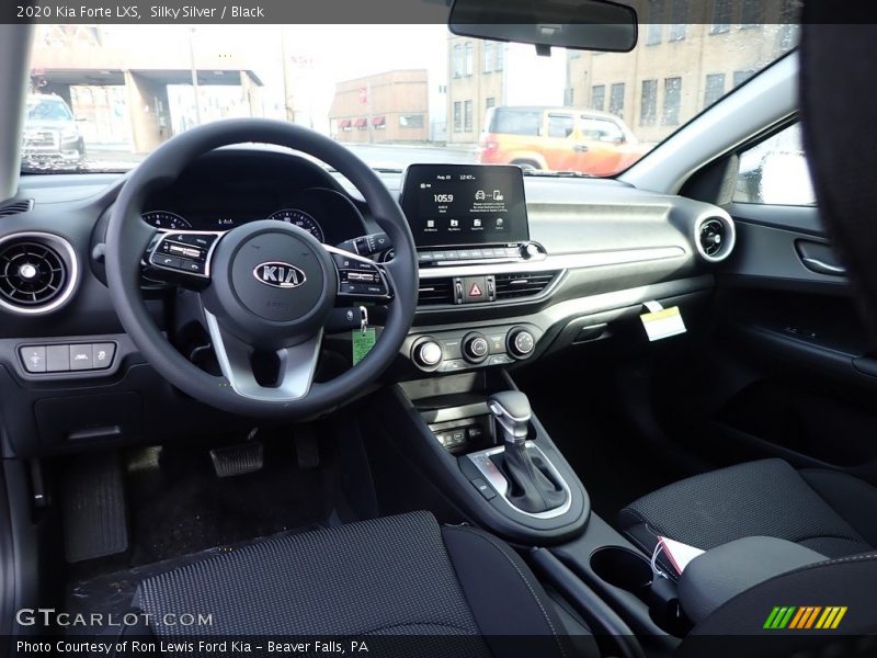 Silky Silver / Black 2020 Kia Forte LXS