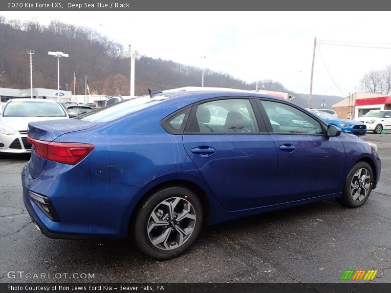 Deep Sea Blue / Black 2020 Kia Forte LXS