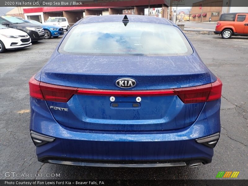 Deep Sea Blue / Black 2020 Kia Forte LXS