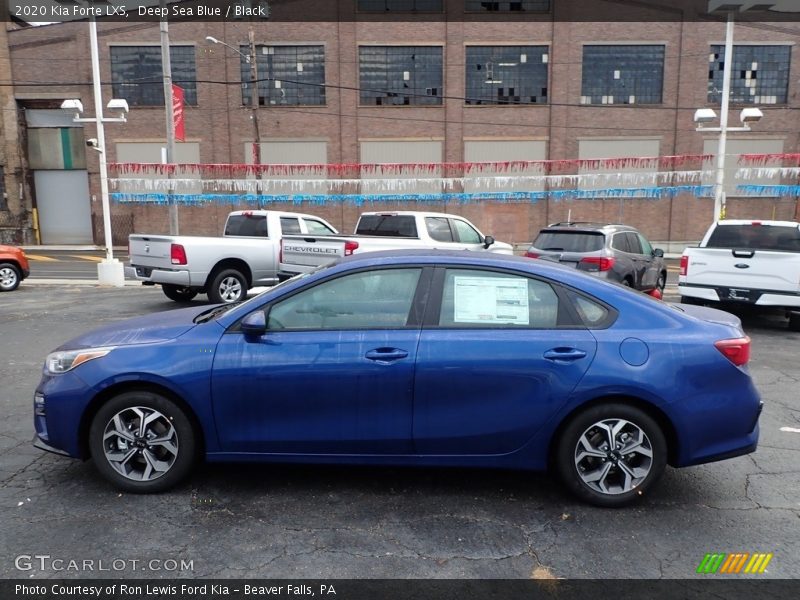Deep Sea Blue / Black 2020 Kia Forte LXS