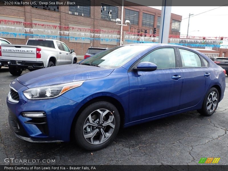 Deep Sea Blue / Black 2020 Kia Forte LXS