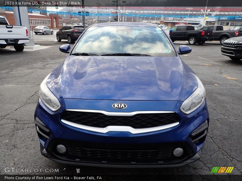 Deep Sea Blue / Black 2020 Kia Forte LXS
