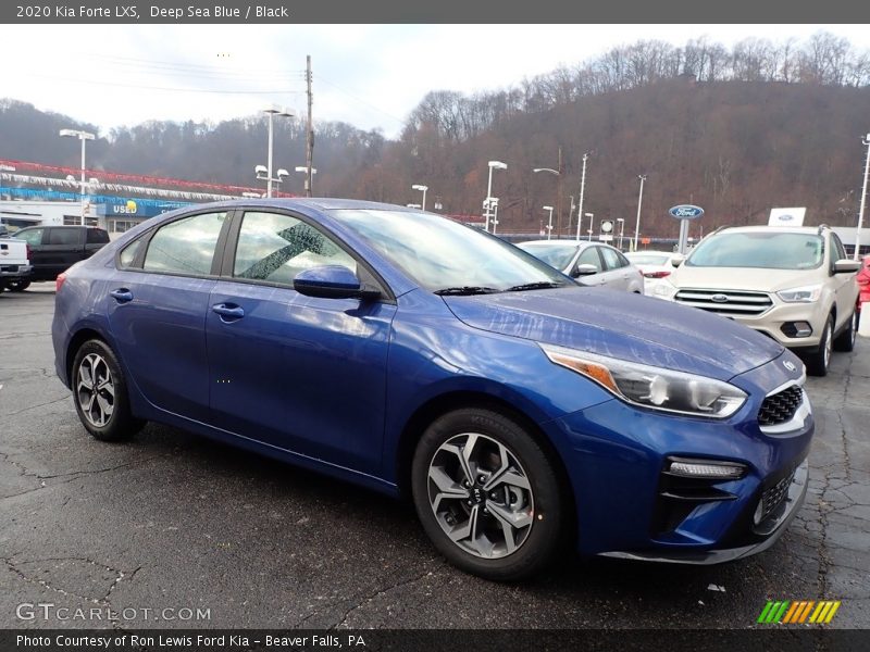 Deep Sea Blue / Black 2020 Kia Forte LXS