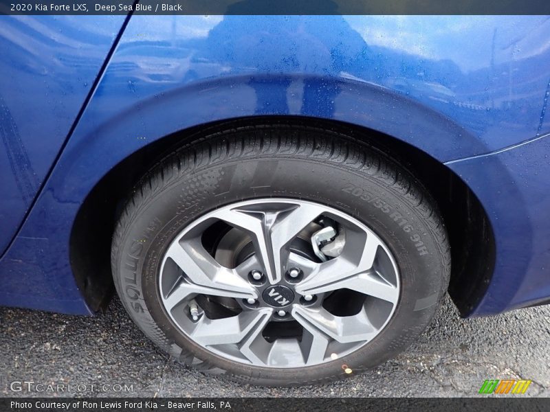 Deep Sea Blue / Black 2020 Kia Forte LXS
