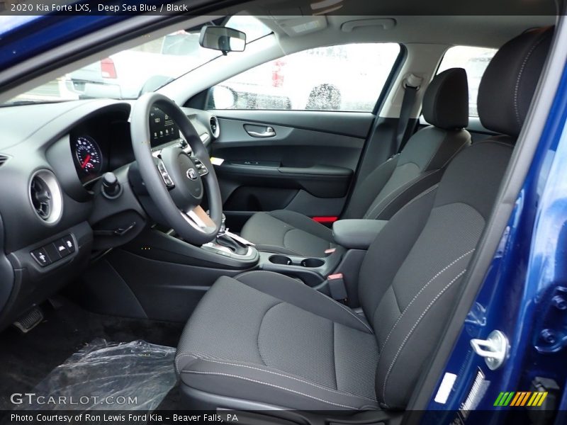 Deep Sea Blue / Black 2020 Kia Forte LXS