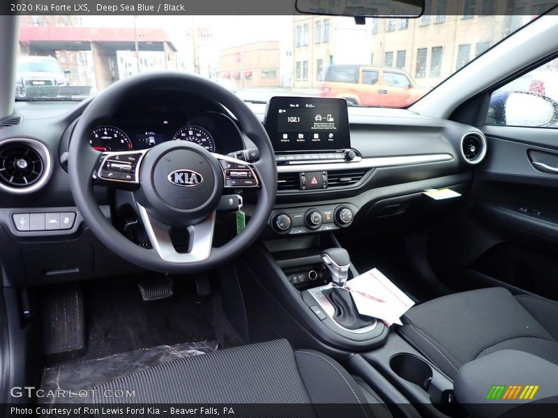 Deep Sea Blue / Black 2020 Kia Forte LXS
