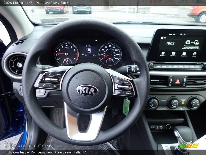 Deep Sea Blue / Black 2020 Kia Forte LXS