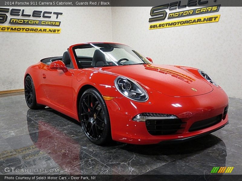 Guards Red / Black 2014 Porsche 911 Carrera S Cabriolet