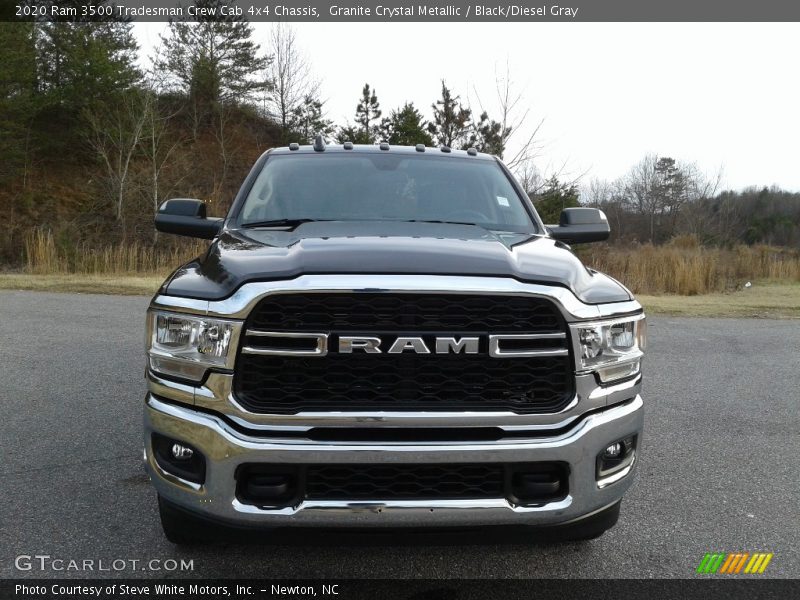 Granite Crystal Metallic / Black/Diesel Gray 2020 Ram 3500 Tradesman Crew Cab 4x4 Chassis