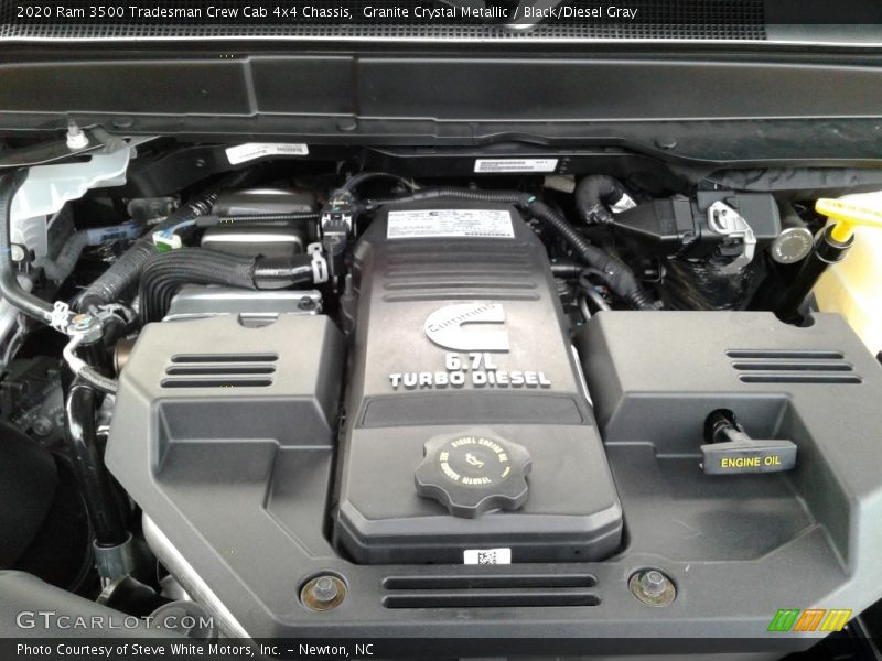  2020 3500 Tradesman Crew Cab 4x4 Chassis Engine - 6.7 Liter OHV 24-Valve Cummins Turbo-Diesel Inline 6 Cylinder