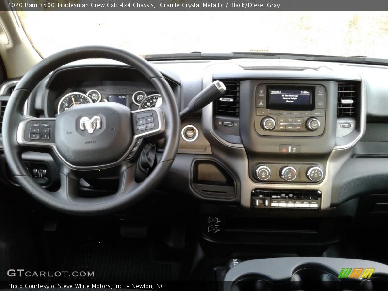 Dashboard of 2020 3500 Tradesman Crew Cab 4x4 Chassis