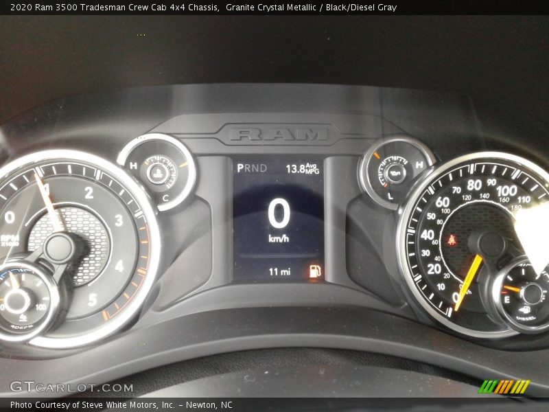  2020 3500 Tradesman Crew Cab 4x4 Chassis Tradesman Crew Cab 4x4 Chassis Gauges