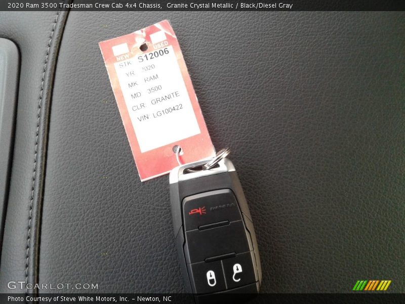 Granite Crystal Metallic / Black/Diesel Gray 2020 Ram 3500 Tradesman Crew Cab 4x4 Chassis