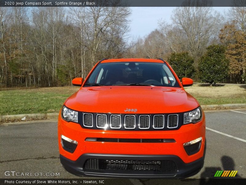 Spitfire Orange / Black 2020 Jeep Compass Sport