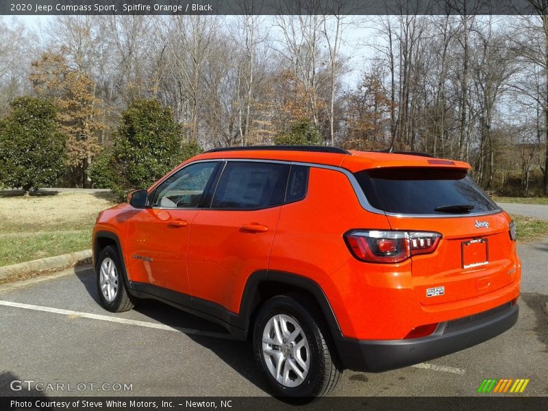 Spitfire Orange / Black 2020 Jeep Compass Sport